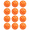 Orange, variant on GSE Games & Sports Expert 12-Pack Outdoor Pickleball Balls Set. Standard 40 Holes Pickleball Ball Meet USAPA Standard Yellow