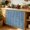 Misty blue, variant on Vintage Hazy Blue Cabinet Dishwasher Hidden Curtains, Privacy Closet Door Curtain, Modern Farmhouse Textured Rustic Adhesive Dust Proof Under Sink Skirt for Bathroom Kitchen 35"x35"