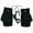 Black, variant on Winter USB Heated Gloves Fingerless USB Hand Warmer Electric Hand Warming Gloves with Button Heated Mittens
