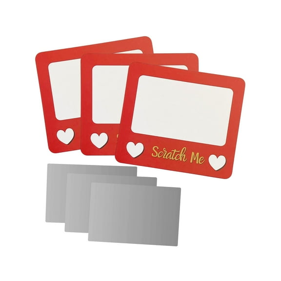 Scratch-A-Sketch Valentines Cards Red  24 pk DIY scratch card  School Gifts Unique Vday Bulk Retro Valentine Cards, Classroom Valentine Exchange Mailbox