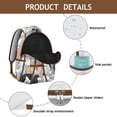thumbnail image 4 of Dog & Galaxy Print Backpack - Cosmic Theme for Teens & Adults, Cute Gift for Stargazers, Durable Material, Hidden Anti-Theft Pocket Inside, 4 of 6