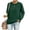 24#Dark Green, variant on Crewneck Sweatshirts Women Oversized Sweatshirt for Women Fashion Pullover Hoodies Tops Red L