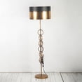 thumbnail image 2 of Lampe sur Pied Antique Or et Noir, 2 of 2