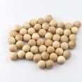thumbnail image 4 of Bolas de madera simples Multipropósito Redondeado Adorno Decoraciones esféricas Accesorio accesorios DIY adornos para artesanías Haciendo uso de 50 piezas sidaley HA012324-00, 4 of 7