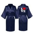 thumbnail image 1 of TIMIFIS Couples Silk Robe Sets Hotel Spa Robes Bride and Groom Robe Bridal Party Robes 1Pcs pring/Summer, 1 of 5