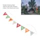 thumbnail image 4 of Bandera del Banderín Bandera Colgante del Triángulo del Paño de Oxford de la Resistencia Al Desgaste Multicolor para la Decoración Al Aire Libre del Jardín ANGGREK Otros, 4 of 8