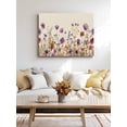 thumbnail image 4 of Purple Red Spring Floral Wall Art for Living Room,Canvas Picture Wall Decor for Bathroom Bedroom,Watercolor Botanical Summer Flowers Painting Artwork for Office Hallway Dining Room Decor 24"x32", 4 of 8