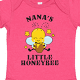 thumbnail image 4 of Inktastic Cute Bee Nana's Little Honeybee with Stars Boys or Girls Baby Bodysuit, 4 of 5