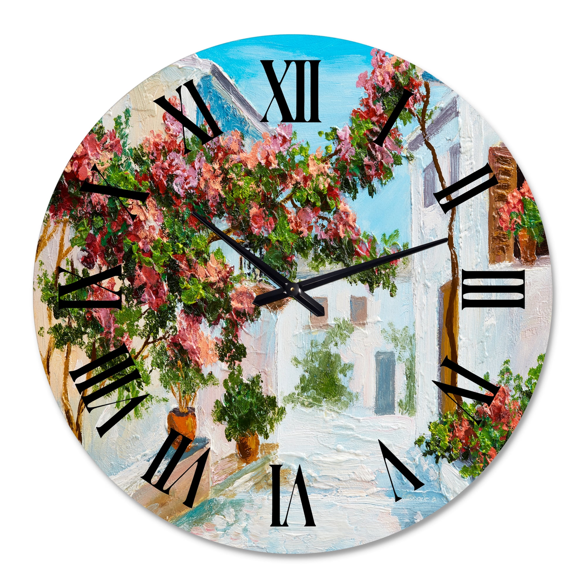 Designart 1 in Quartz Coastal Wall Clock
