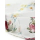 thumbnail image 5 of Blusa envolvente para mujer con estampado floral, cuello en V, manga con abertura, cintura con lazo, peplum Blanco XS, 5 of 5
