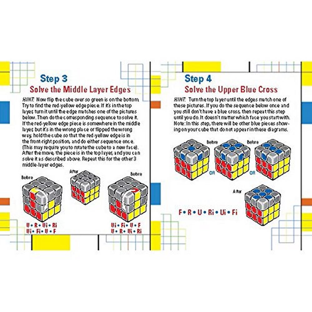 Hasbro Gaming Rubik's 3X3 Cube Puzzle Game Standard Packaging A9312 AOI NEW 