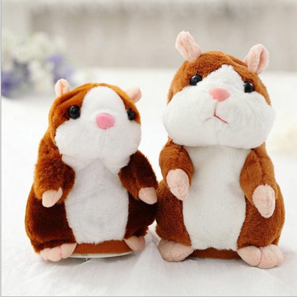 AYYUFE Talking Nod Sound Record Pet Hamster Mouse Soft Plush Toy Children Gift