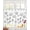 White, variant on Black Dandelion Sheer Curtains 39 Inch Length 2 Panels Set for Living Room/Bedroom, Spring Country Modern Minimalist Flower Kitchen Curtains Grommet Semi-Sheer Curtains Window Treatments 27.5"x39"x2