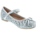 thumbnail image 7 of Link Marina-36K Girl's Glitter Bow Ballerina Party Dressed Flat Mary Janes, 7 of 7