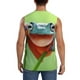 thumbnail image 4 of Balery Flying Frog On Branch Camisetas sin mangas para hombre, absorbe la humedad y protege contra el mal olor.-XX-Large, 4 of 7