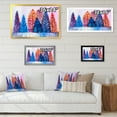 thumbnail image 4 of Designart Abstract Christmas Trees Traditional Framed Wall Art, 4 of 4