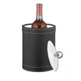 thumbnail image 1 of Kraftware Corp. Stitched Black 2 Qt. Tall Ice Bucket Lucite Lid, 1 of 1
