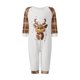 thumbnail image 1 of Conjunto de pijamas navideños familiares a juego con estampado de cuadros y renos. Pijamas de vacaciones para papá, mamá y niños., 1 of 9
