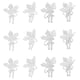 thumbnail image 1 of FELTECHELECTR 12 colgantes de ángel para árbol de Navidad, decoración navideña para el hogar., 1 of 6