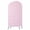 Pink, variant on Yellow Wedding Arch Cover,Stretchy Spandex Arch Backdrop Stand Covers 4 FT,Country French Rustic Buffalo Plaid Modern Art Round Top Arched Backdrop Cover for Birthday Party Ceremony Baby Shower Event