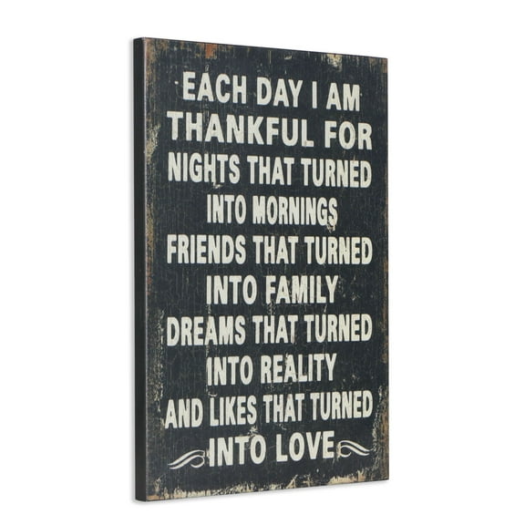 23.5" Black and White Motivational Handcrafted Wall Sign