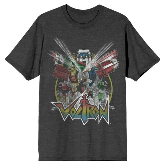 Voltron Charcoal T-Shirt-XL
