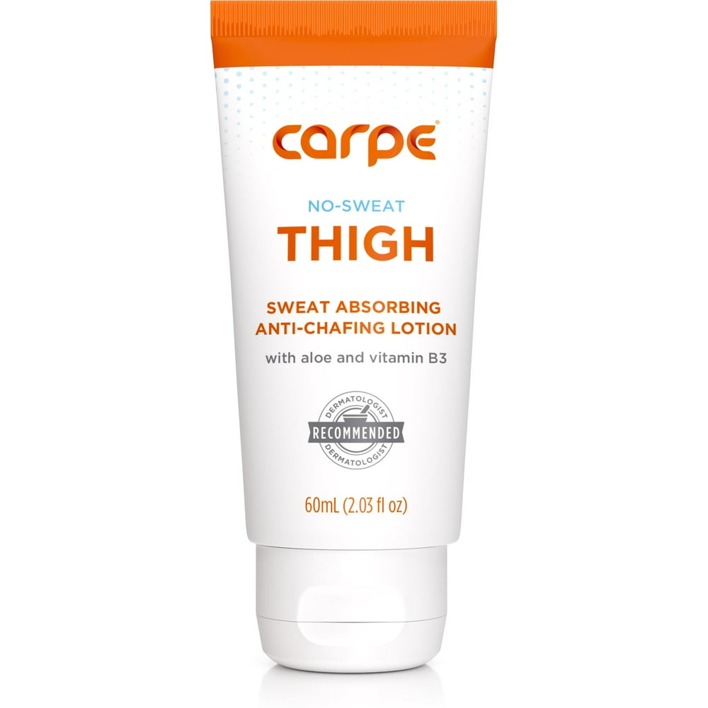 Carpe NoSweat Thigh Sweat Absorbing AntiChafing Lotion 2.03 oz