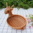 thumbnail image 4 of Simulation Rattan Woven Basket Storage Basket Fruit Basket Animal Shape Storage Basket Display Basket, 4 of 7