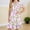 Multicolor, variant on Cethrio Girls' Nightgowns Size 6, Summer Comfy Mid-length Puff Sleeve Kids Sleep Dresses Sleepwear Multicolor Size 6