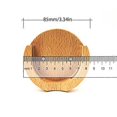 thumbnail image 4 of Portafiltros de café de pared para portafiltros DeLonghi de 51 mm, portafiltros Breville de 54 mm y portafiltros de 53 mm, soporte para apisonador de café montado en la pared, color madera, 4 of 5