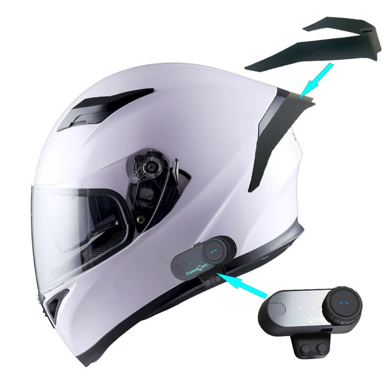 Bluetooth Intercom Flip Up Helmet Camera Speakers Motorcycle Full Face  Helmets