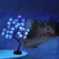 thumbnail image 2 of Rose Flower Table Lamp with 24 LED Lights USB & Battery Powered Adjustable Branches for Home Office Party Decor Romantic Gift Idea Warm White Light, 2 of 3