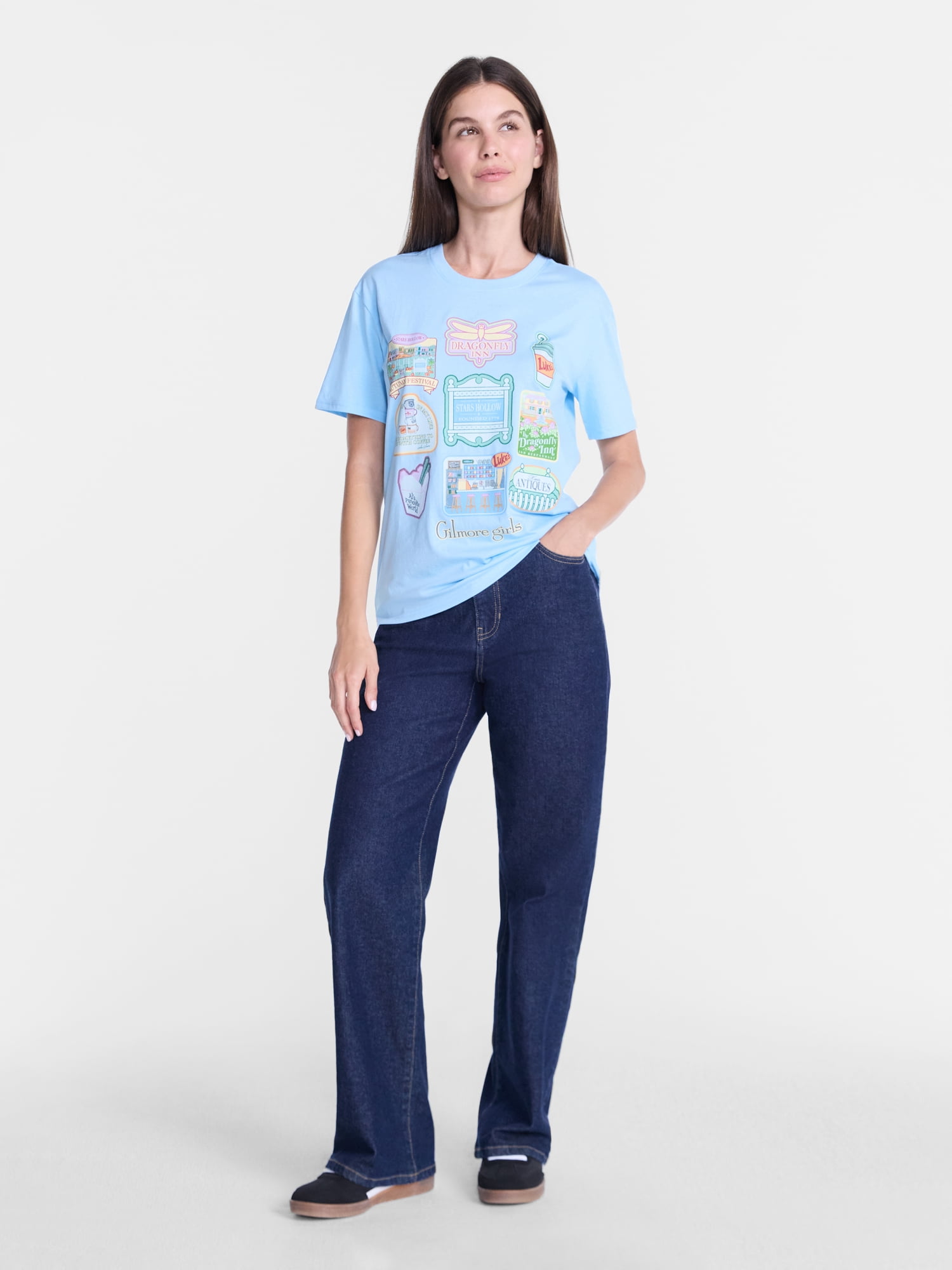Gilmore Girls Women's Graphic Tee with Short Sleeves, Sizes XXS-XXL
