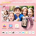 thumbnail image 3 of Reloj inteligente ZUODUN para niños y niñas de 4 a 12 años con cámara y juegos, 3 of 8
