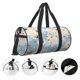 thumbnail image 3 of Fotbe Animals Travel World Map Bolsa Deportiva de Lona Plegable con Estampado, Bolsa de Gimnasio con Bolsillo Seco/Húmedo, Bolsa de Viaje Ultraligera de Gran Capacidad, 3 of 6