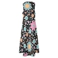 thumbnail image 5 of Boho Floral Dress Spring Bohemian Style Hippie Streetwear Bohemia Long Dresses Female Night Club Maxi Dress Birthday Present, 5 of 7