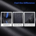 thumbnail image 2 of MaiQtai Car Seat Covers Set of 5 PU Leather Universal Fit Auto Cover SUV Truck, Blue, 2 of 10