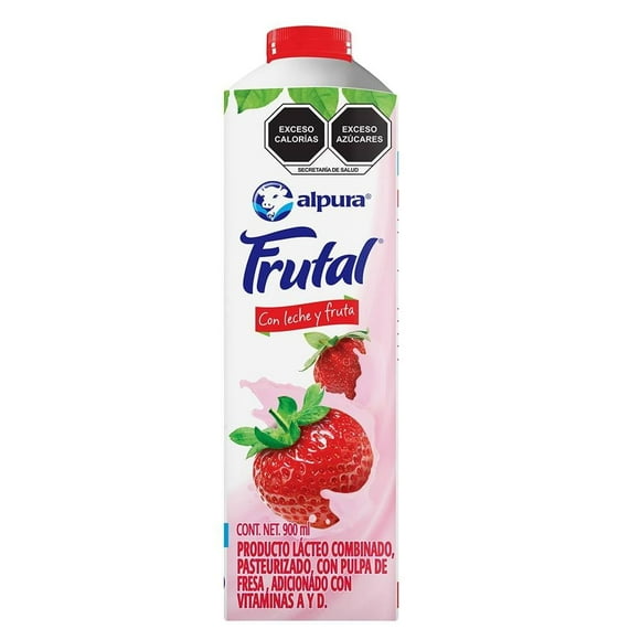 Producto lácteo Alpura Frutal fresa 900 ml