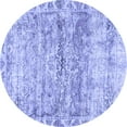 thumbnail image 1 of Ahgly Company Indoor Round Persian Blue Traditional Area Rugs, 6' Round, 1 of 4