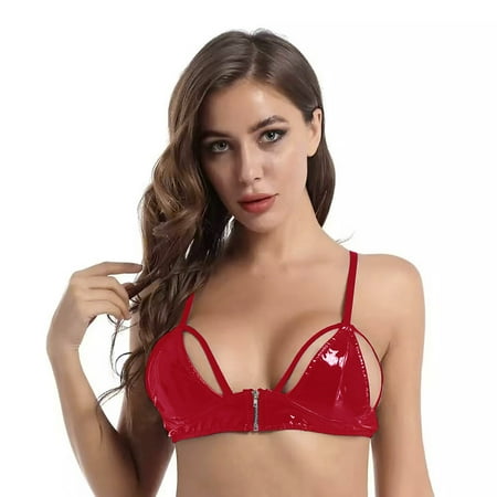 RUTAYY Lingerie Women Bra Leather Bra Adjustable Bra Couple Home Bra Lingerie Home Intimates Breathable
