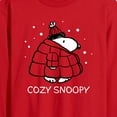 thumbnail image 2 of Peanuts - Cozy Snoopy - Men's Long Sleeve T-Shirt, 2 of 5
