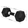 thumbnail image 3 of Juego De Mancuernas Eleva ELEVA-2MH Hexagonal 15 Lb Con 2 Pz, 3 of 8