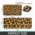 thumbnail image 7 of Yellow and Black Of Leopard Print Kitchen Rugs Sets Of 2,Anti Fatigue Kitchen Mat Rugs Non Slip Washable,Decorative Kitchen Floor Mats for Kitchen,Sink,Laundry,17"X30"+17"X47", 7 of 7