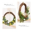thumbnail image 5 of Corona de pájaros colgante, corona de pájaros artificiales de Pascua, decoración de primavera para puerta delantera, pared, suministros rústicos para fiestas y festivales, 5 of 5