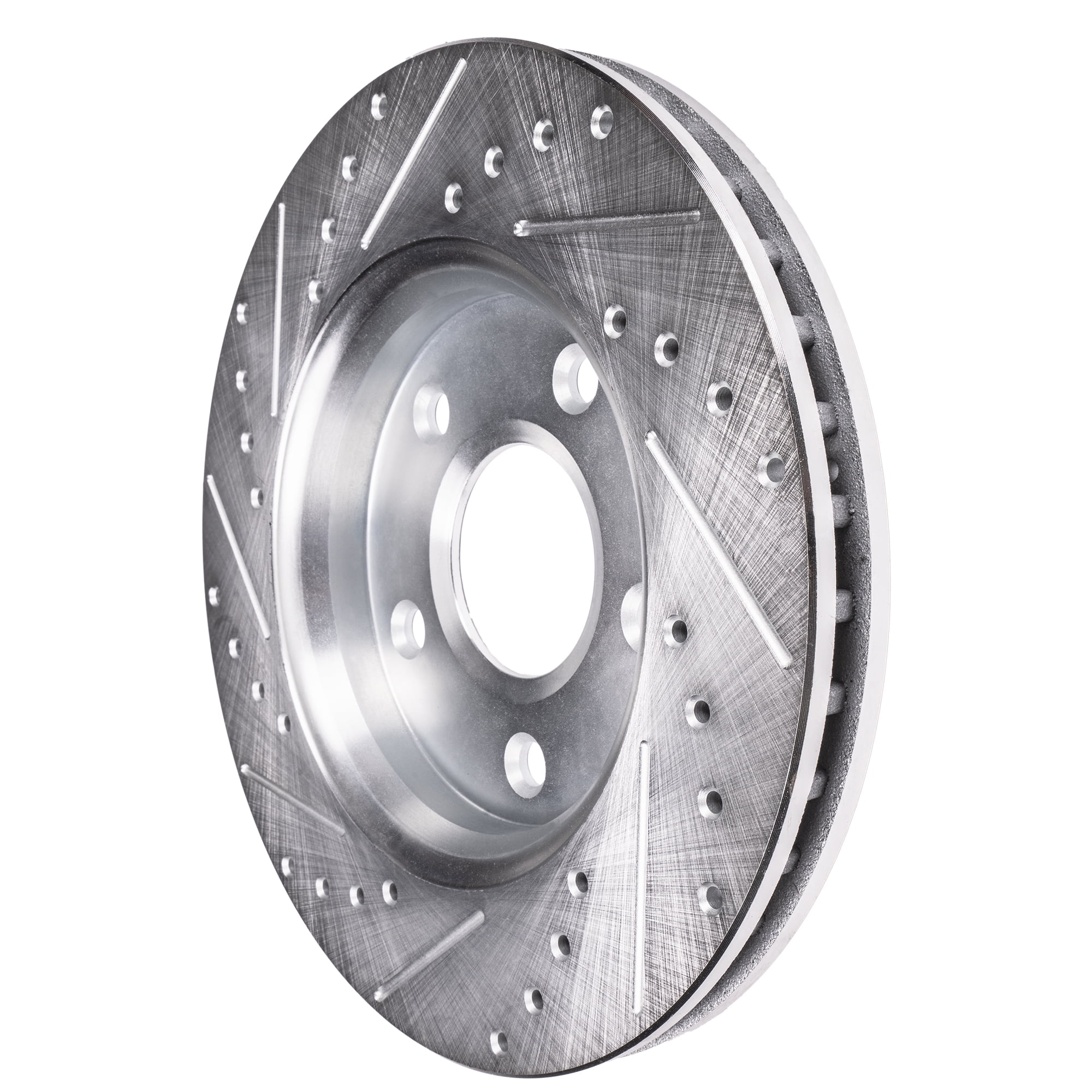 Detroit Axle - Front Brake Rotors for Nissan 370Z INFINITI G37 Q50 M37 M56 FX50 Q60 370Z Q70 QX70 M35H Drilled and Slotted Disc Brake Rotors Replacement: 13.98" inch Front Rotors