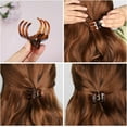 thumbnail image 4 of 6 Pieces Hair Claw Clips, Medium Size Hair Claws 1.3 Inch Hair Jaw Clip for Women Girls Thick or Medium Hair, 4 of 5