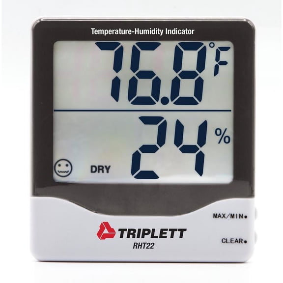 Triplett RHT22 Digital Indoor Hygro-Thermometer with Dual Display Humidity and Temperature
