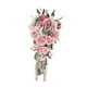 thumbnail image 4 of Ramo de lágrima de seda, rosas artificiales en cascada, flores de boda para aniversario, decoración del hogar, 4 of 8