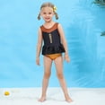 thumbnail image 5 of KAWELL Little Girls Two-Piece Summer Swimwear Role Play Bikini Swim Suit Toddler Tankini Red 3-10 Years, 5 of 7