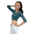 thumbnail image 1 of Top - Crop Top, 3/4 Sleeve, 1 of 2